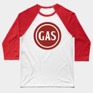 Retro Gasoline Station Baseball T-Shirt